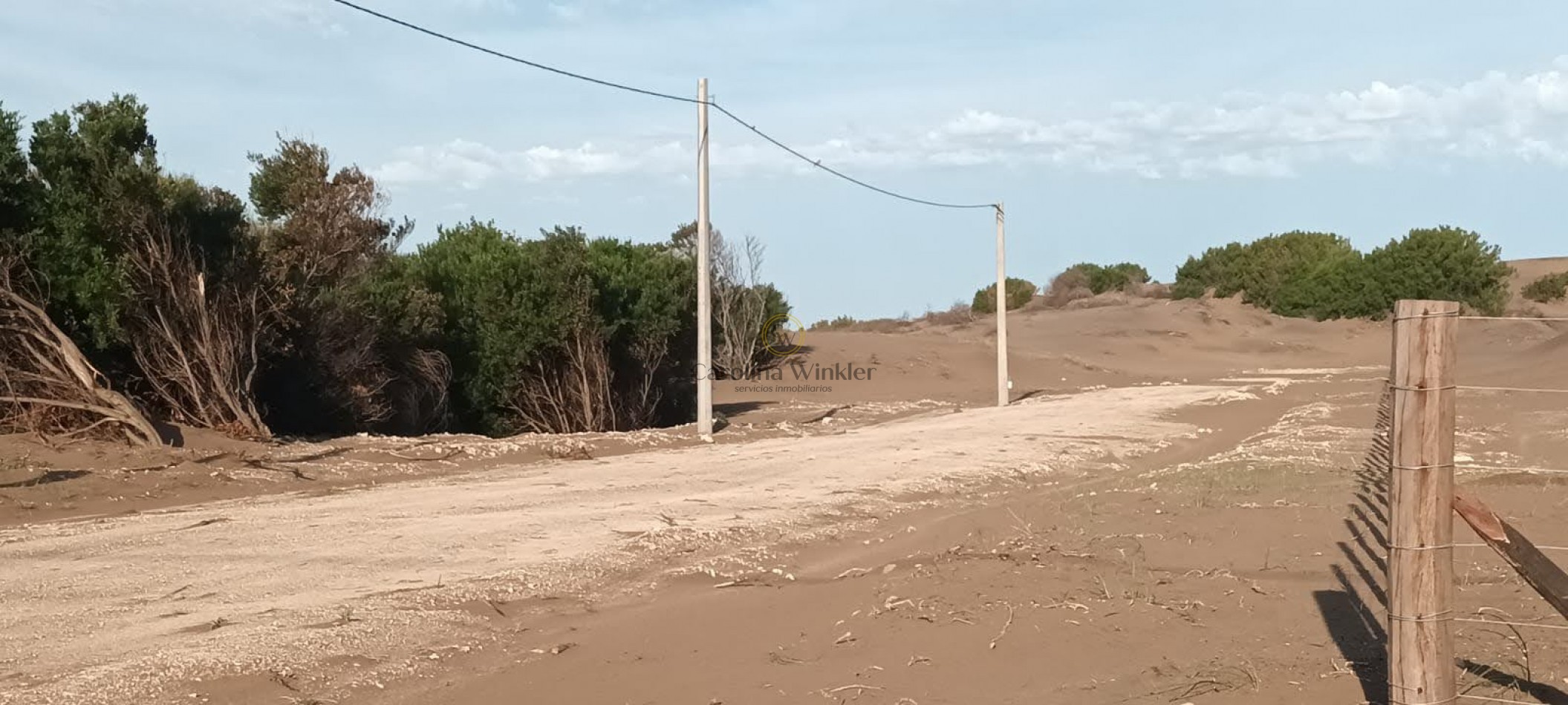 Loteo cerca de Dunamar.